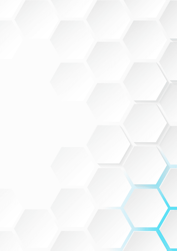 Abstract. Hexagon white background , blue light and shadow. Vector.
