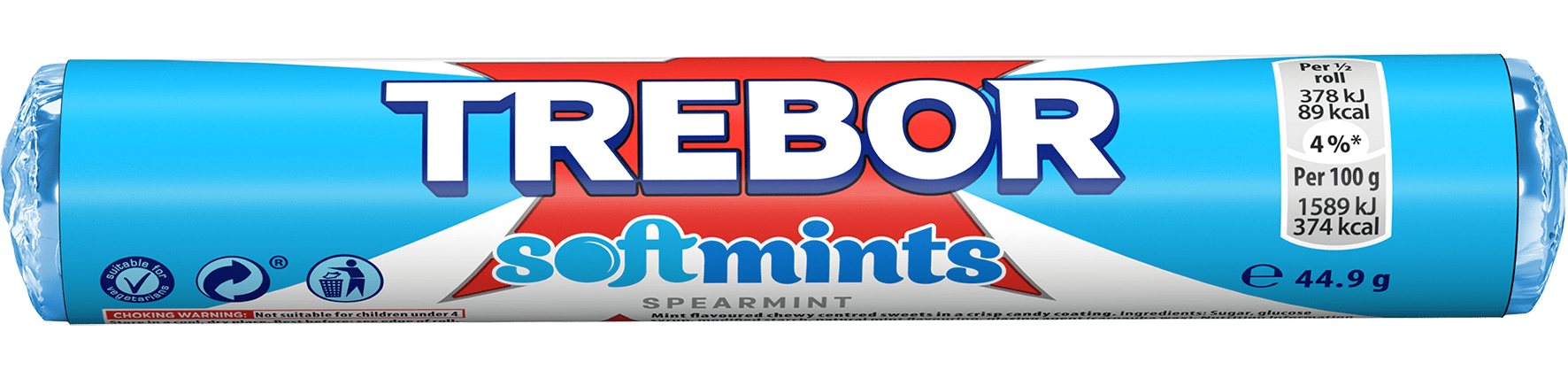 “Trebor Softmints Spearmint Rollpack Redesign 2017 44.9g Film Front UK-Ireland","Front","European Union","UK-Ireland","Candy","Trebor","N/A","SGS","Packshot Renders","Film","12.7.17","g","44.9g","Softmints Spearmint Rollpack","3063574","611462","50105083","25101768","5094238"